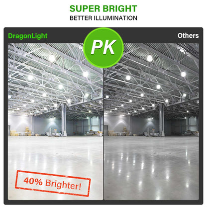 DragonLight 80W LED Corn Bulbs 5000K Daylight E26/E39 Base 9,600LM [Pack of 2]
