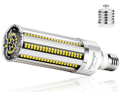 2025 Upgraded 60W LED Corn Bulb Fanless 6000K Daylight E26/E39 Base 7,200LM - UL Listed