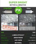 DragonLight 54W LED Corn Bulb 6000K Daylight E26/E39 Base 6,500LM - UL Listed