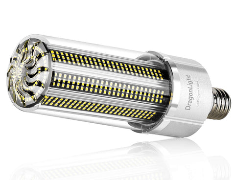 DragonLight 200W Commercial Grade LED Corn Bulb 3000K Warm White E39 Base 27,000LM - UL Listed