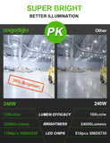 DragonLight 240W Commercial Grade LED Corn Bulb 5000K Daylight E39 Base 32,400LM - UL Listed