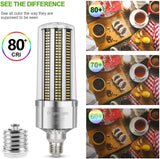 DragonLight 120W Commercial Grade LED Corn Bulb 3000K Warm White E26/E39 Base 14,400LM - UL Listed