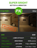 DragonLight 60W LED Corn Bulb 3000K Warm White E26/E39 Base 7,200LM - UL Listed