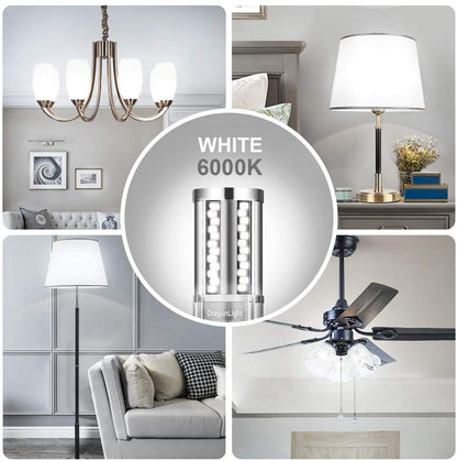 DragonLight 15W LED Corn Bulbs Fanless 6000K Daylight E26 Base 1800LM [Pack of 4] - UL listed