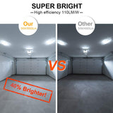 DragonLight 50W LED Corn Bulbs 6000K Daylight E26/E39 Base 5,000LM [Twin Value Pack]