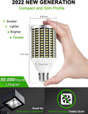 DragonLight 30W LED Corn Bulbs 3000K Warm White E26 Base 3,600LM [Twin Value Pack]