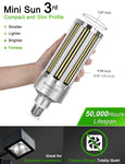 DragonLight 100W Commercial Grade LED Corn Bulb Fanless 5000K Daylight E26/E39 Base 12,000LM - UL Listed