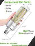 DragonLight 240W Commercial Grade LED Corn Bulb 5000K Daylight E39 Base 32,400LM - UL Listed